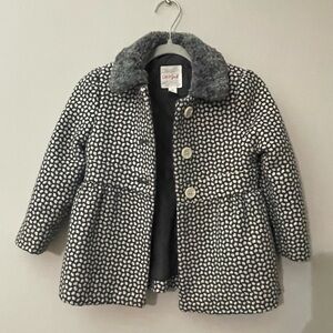 Cat & Jack Girl’s Peplum Peacoat 3T